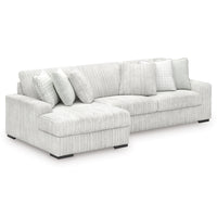 Stupendous Alloy 2-Piece Left Arm Facing Sectional with Chaise