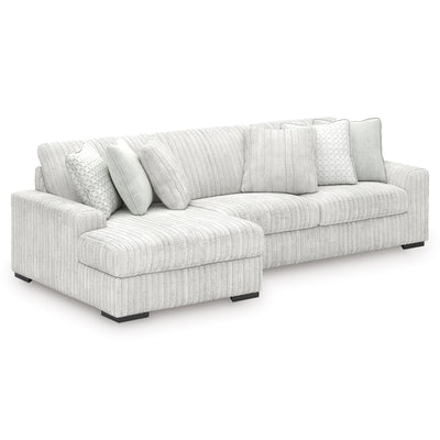 Stupendous Alloy 2-Piece Left Arm Facing Sectional with Chaise