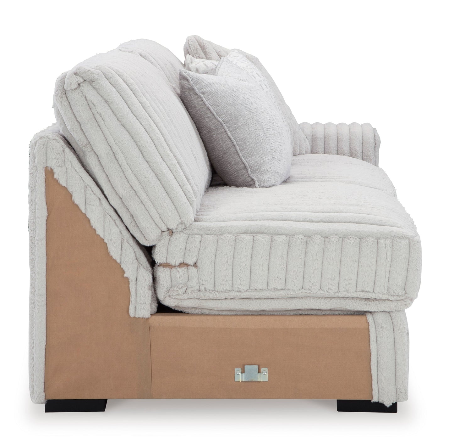 Stupendous Alloy 2-Piece Left Arm Facing Sectional with Chaise