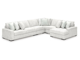 Stupendous Alloy 5-Piece RAF Sectional with Chaise