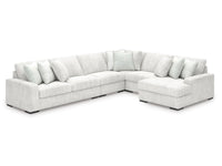 Stupendous Alloy 5-Piece RAF Sectional with Chaise