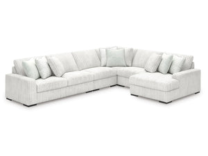 Stupendous Alloy 5-Piece RAF Sectional with Chaise