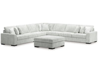 Stupendous Alloy 5-Piece Sectional and Ottoman