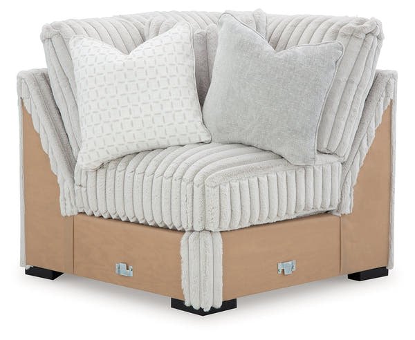 Stupendous Alloy 5-Piece Sectional and Ottoman