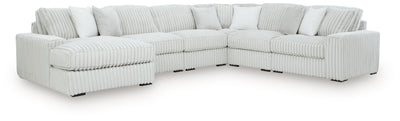 Stupendous Alloy 6-Piece Sectional with Chaise