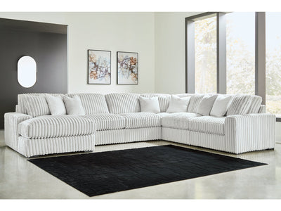 Stupendous Alloy 6-Piece Sectional with Chaise