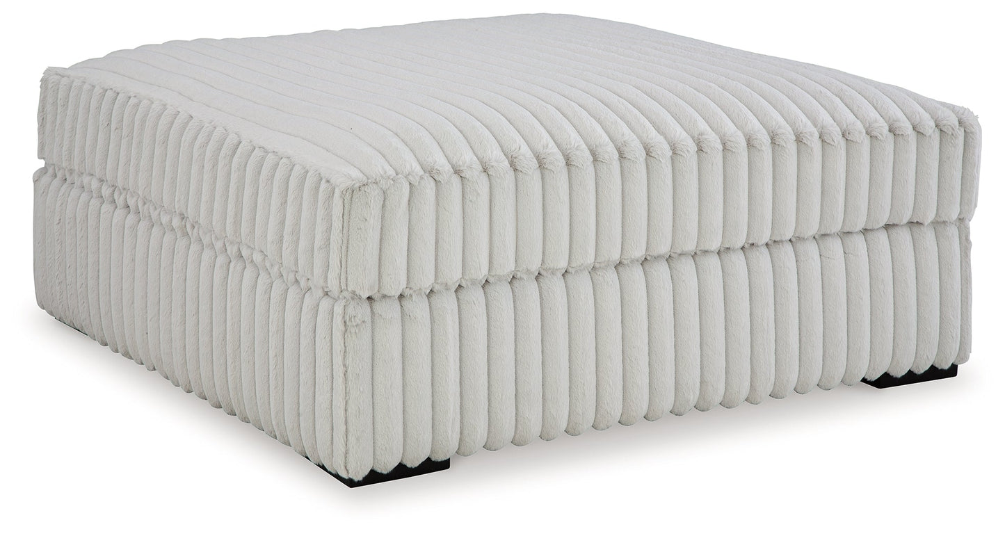 OVERSIZED ACCENT OTTOMAN