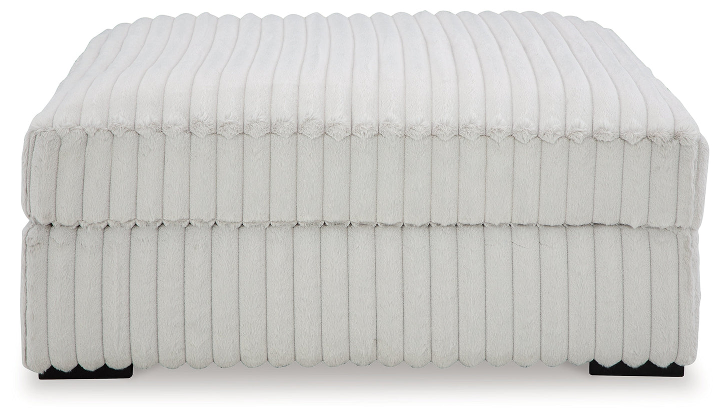 OVERSIZED ACCENT OTTOMAN