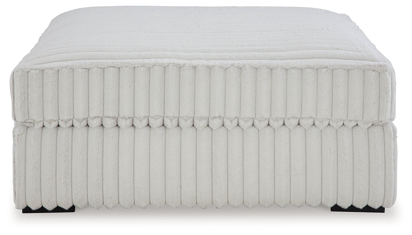 OVERSIZED ACCENT OTTOMAN