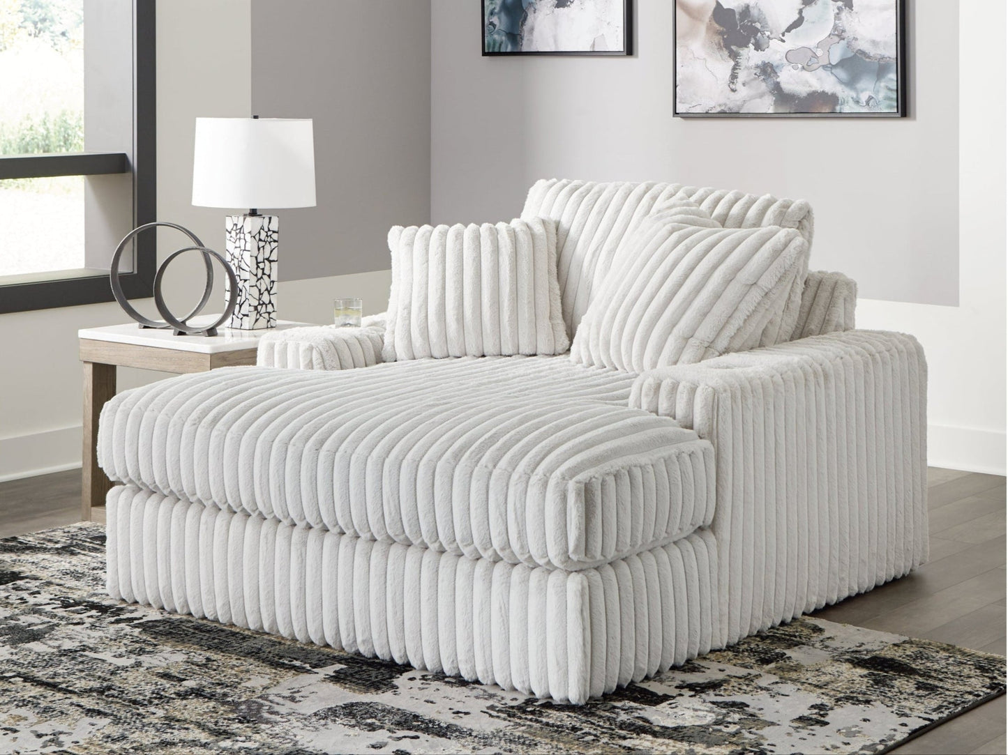 Stupendous Alloy Corduroy Oversized Chaise