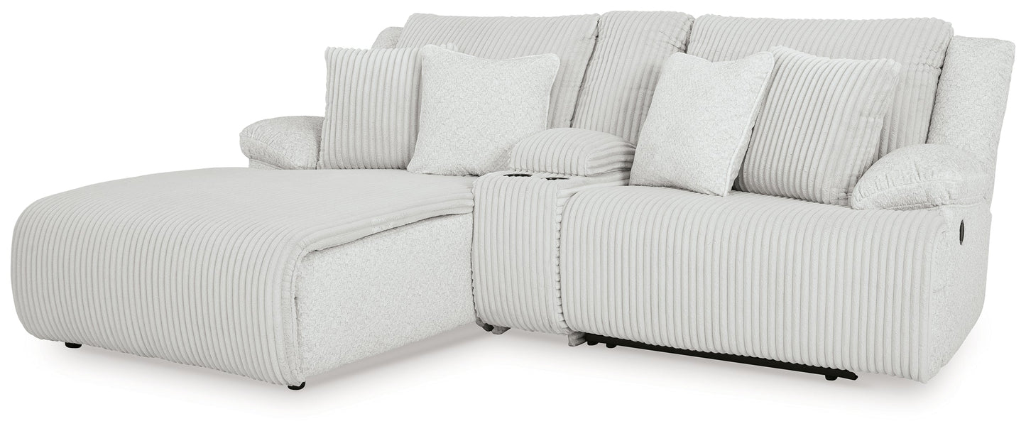 Top Tier Alloy 3-Piece Reclining Sectional Sofa with Chaise