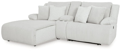 Top Tier Alloy 3-Piece Reclining Sectional Sofa with Chaise