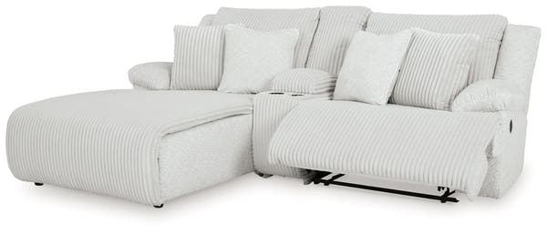 Top Tier Alloy 3-Piece Reclining Sectional Sofa with Chaise