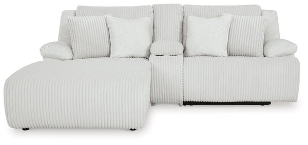 Top Tier Alloy 3-Piece Reclining Sectional Sofa with Chaise