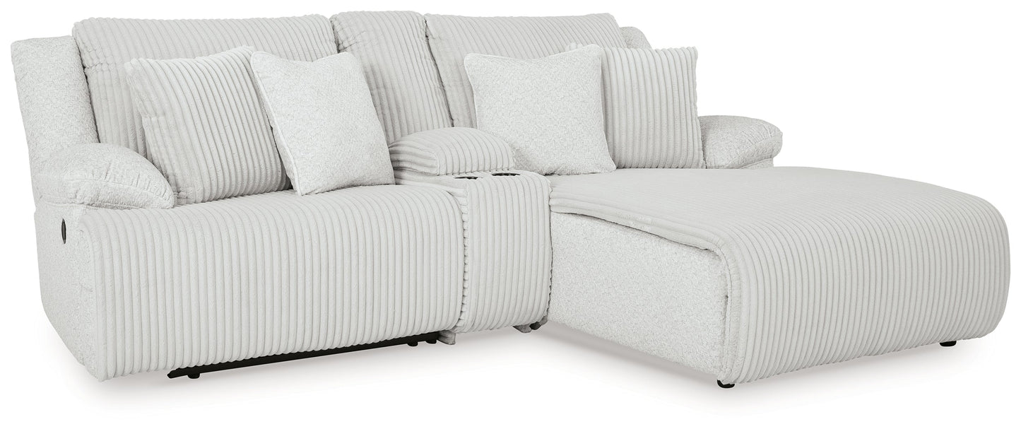 Top Tier Alloy 3-Piece Reclining Sectional Sofa with RAF Chaise