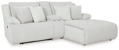 Top Tier Alloy 3-Piece Reclining Sectional Sofa with RAF Chaise