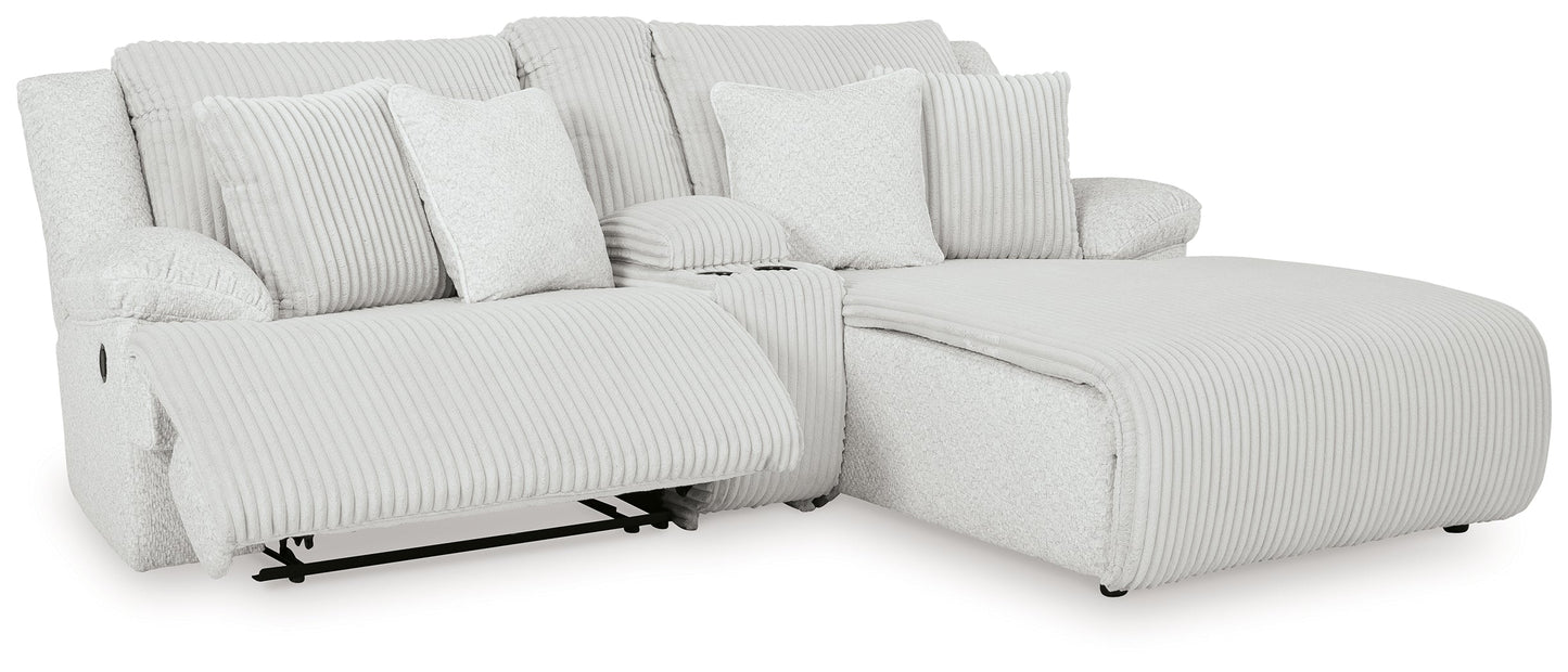 Top Tier Alloy 3-Piece Reclining Sectional Sofa with RAF Chaise