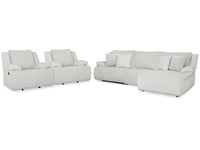 Top Tier Alloy 3-Piece Reclining Sectional and 2 Recliners