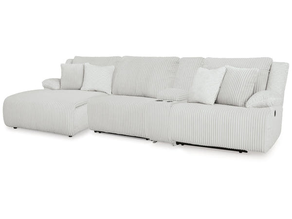 Top Tier Alloy 4-Piece Reclining Sectional with Chaise