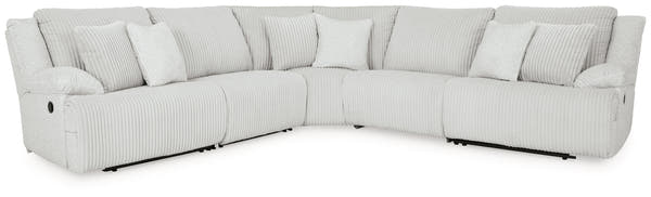 Top Tier Alloy 5-Piece Reclining Sectional