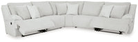 Top Tier Alloy 5-Piece Reclining Sectional