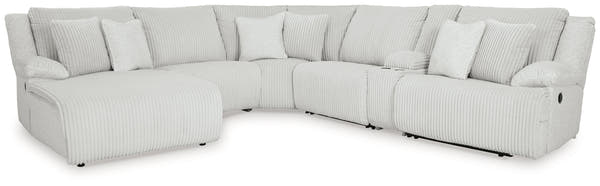 Top Tier Alloy 6-Piece Reclining Sectional with LAF Chaise