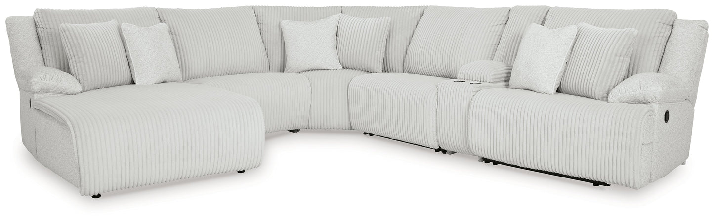 Top Tier Alloy 6-Piece Reclining Sectional with LAF Chaise