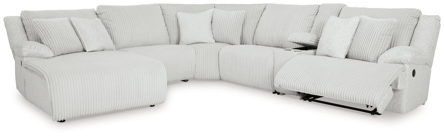 Top Tier Alloy 6-Piece Reclining Sectional with LAF Chaise