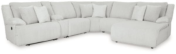 Top Tier Alloy 6-Piece Reclining Sectional with RAF Chaise