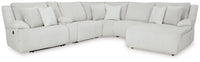 Top Tier Alloy 6-Piece Reclining Sectional with RAF Chaise