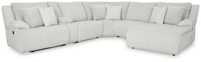 Top Tier Alloy 6-Piece Reclining Sectional with RAF Chaise