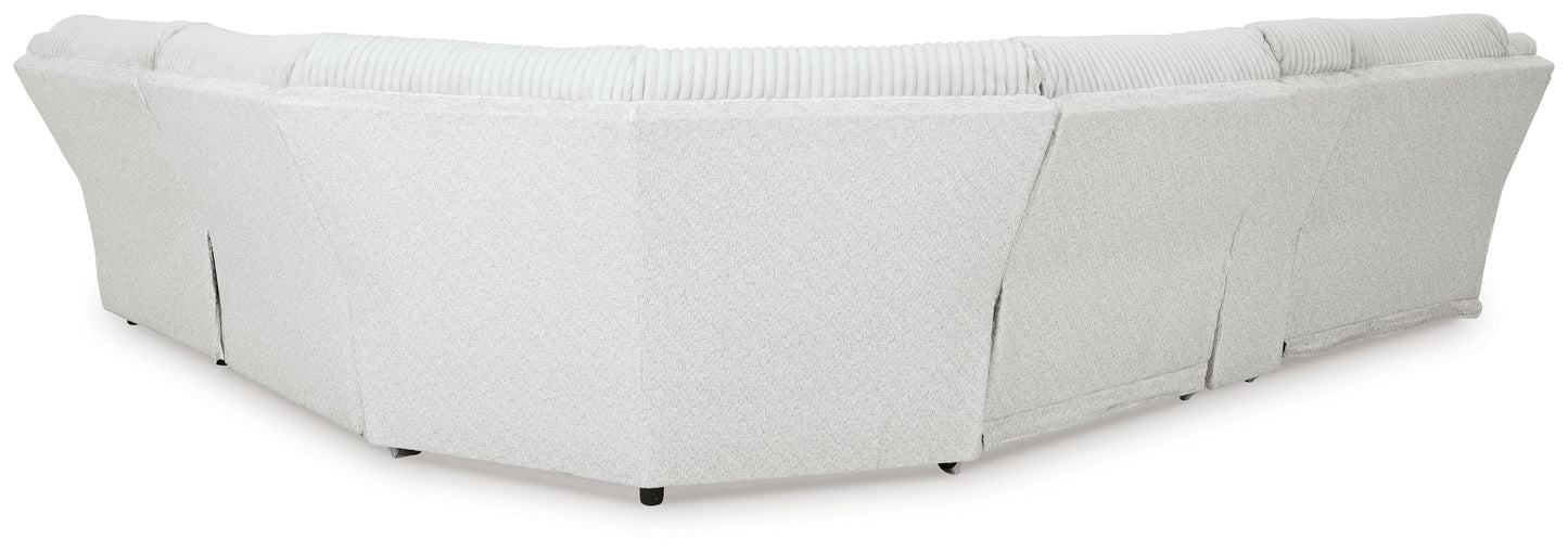 Top Tier Alloy 6-Piece Reclining Sectional with RAF Chaise