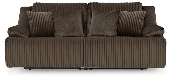 Top Tier Chocolate 2-Piece Sectional Loveseat