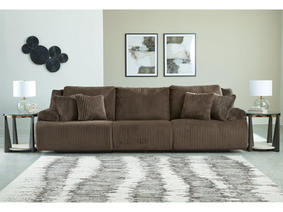 Top Tier Chocolate 3-Piece Sectional Sofa