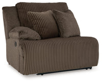 Top Tier Chocolate 3-Piece Sofa Chaise Sectional (Right Shape)
