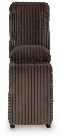 Top Tier Chocolate 4-Piece Reclining Sectional with Chaise