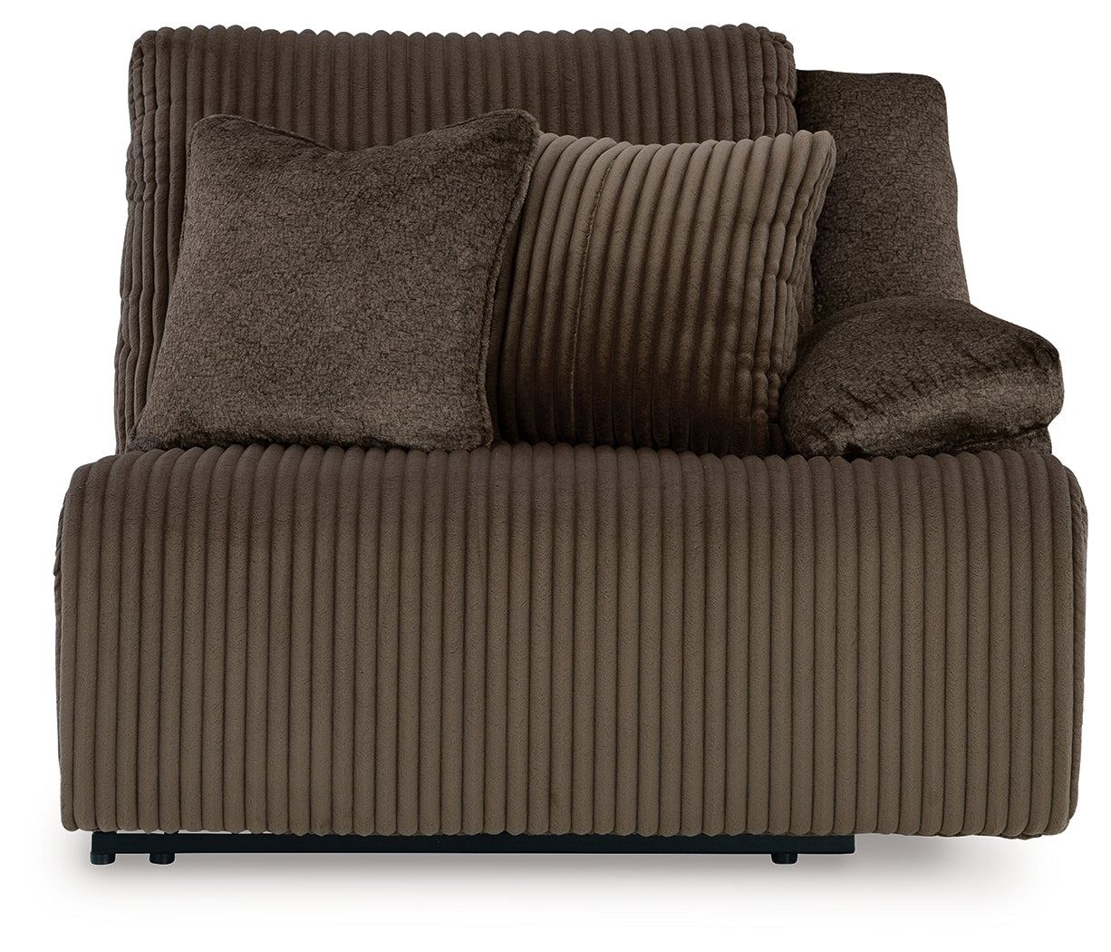 Top Tier Chocolate 4-Piece Reclining Sectional with Chaise
