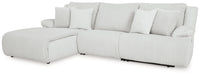 Top Tier Left Shape Alloy 3-Piece Sectional Sofa Chaise
