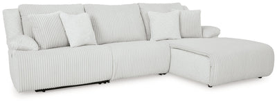 Top Tier Right Shape Alloy 3-Piece Sectional Sofa Chaise