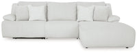 Top Tier Right Shape Alloy 3-Piece Sectional Sofa Chaise