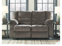 Tulen Gray Manual Reclining Loveseat