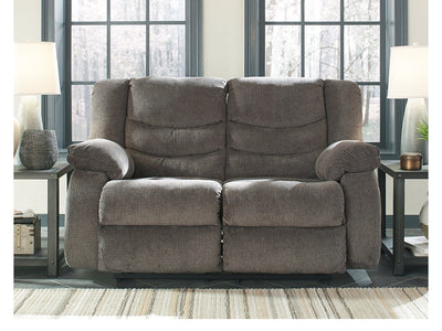 Tulen Gray Manual Reclining Loveseat