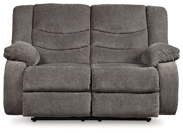 Tulen Gray Manual Reclining Loveseat
