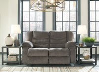 Tulen Gray Manual Reclining Loveseat