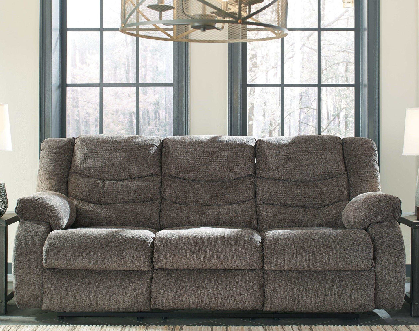 Tulen Gray Manual Reclining Sofa & Loveseat