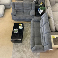 Tulen Gray Manual Reclining Sofa & Loveseat