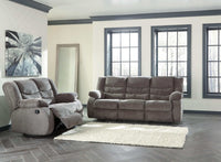Tulen Gray Manual Reclining Sofa