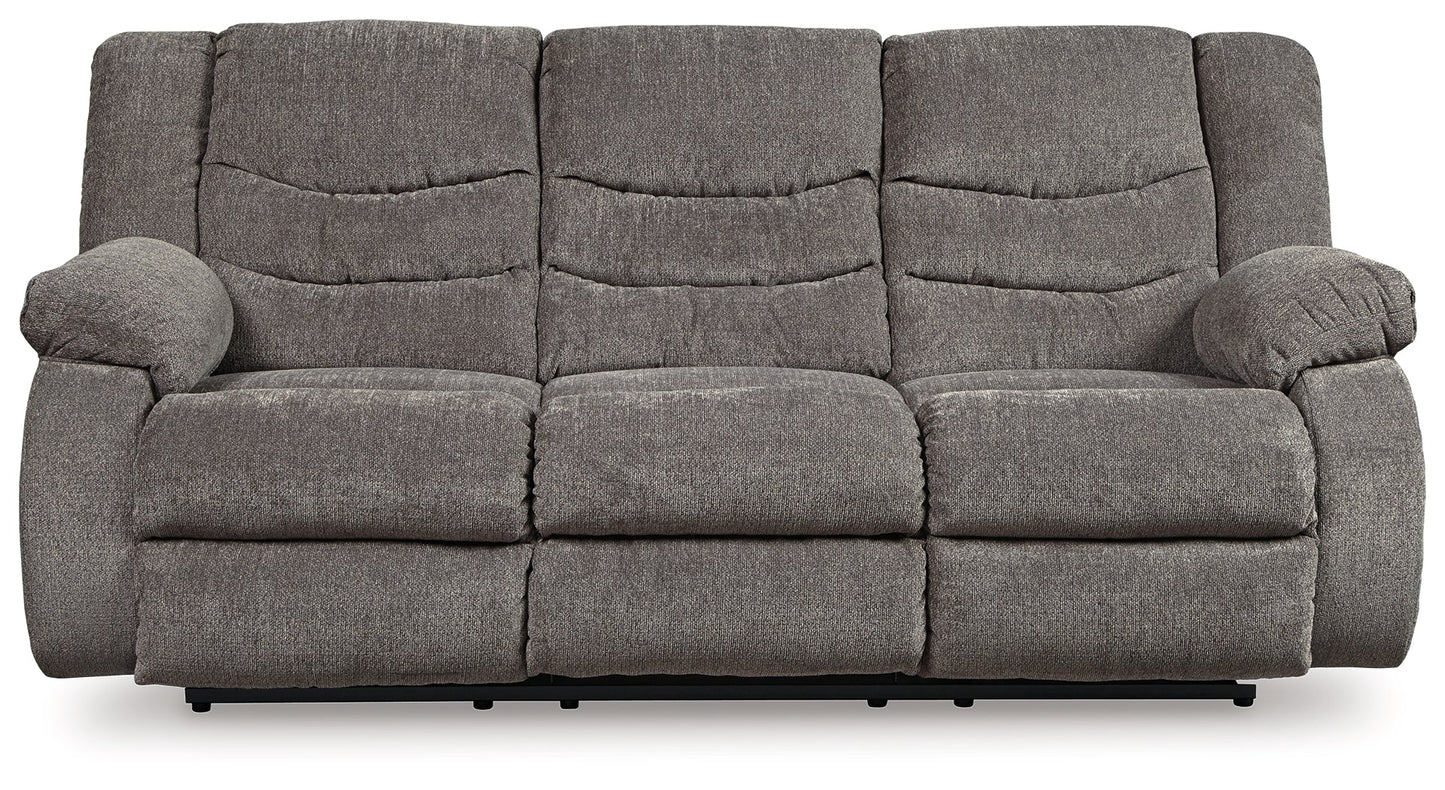 Tulen Gray Manual Reclining Sofa