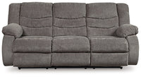 Tulen Gray Manual Reclining Sofa