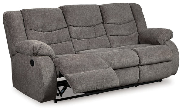 Tulen Gray Manual Reclining Sofa